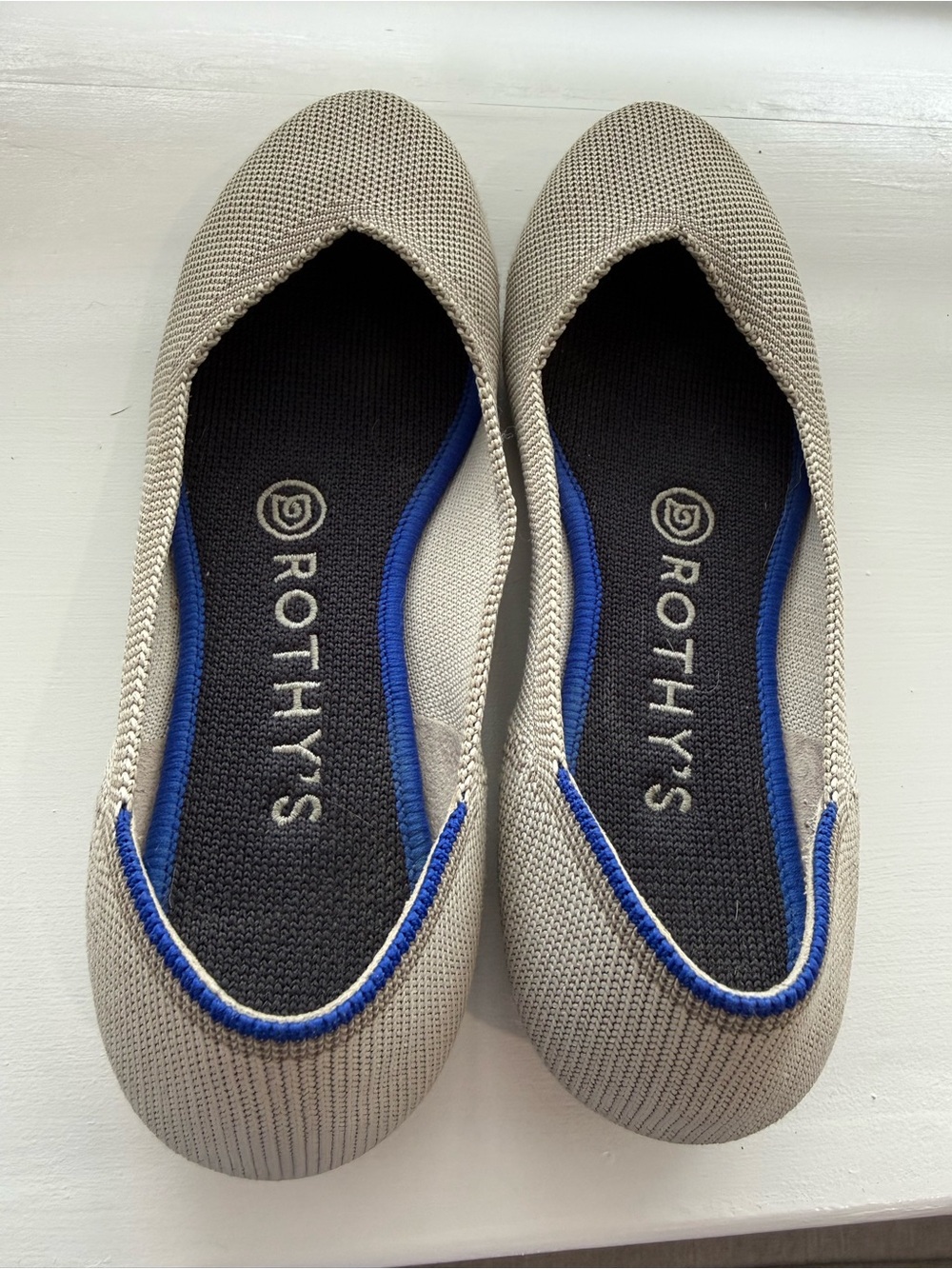 Beige Rothy’s flats - Picture 3 of 5